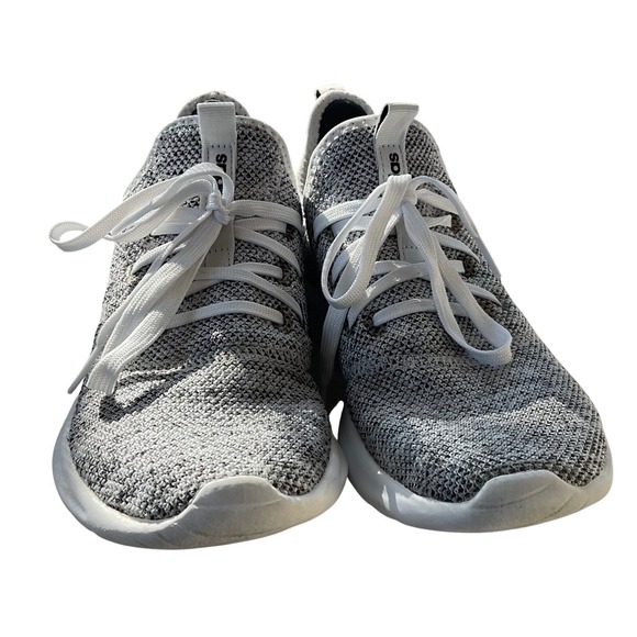 Adidas Cloudfoam Women's Athletic Shoes Sneakers Gray White Size 9 DB0695 - Picture 3 of 10